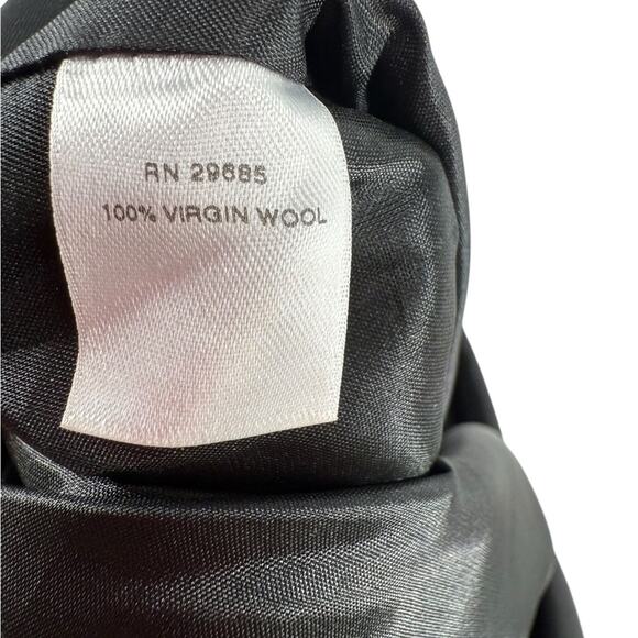 Pendleton Wool Plaid Mini Skirt Button Front Black White Pattern NWT Size 10 - Picture 5 of 10